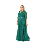 Green Long Women Dress