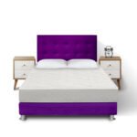 Combo King Cabecera + Box Tarima + Colchón Ortopédico romantic + 2 Almohadas