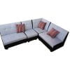 Seccional Luxemburgo + 3 Cojines Decorativos