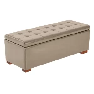 Banqueta Mugonfor Color Beige - Tela