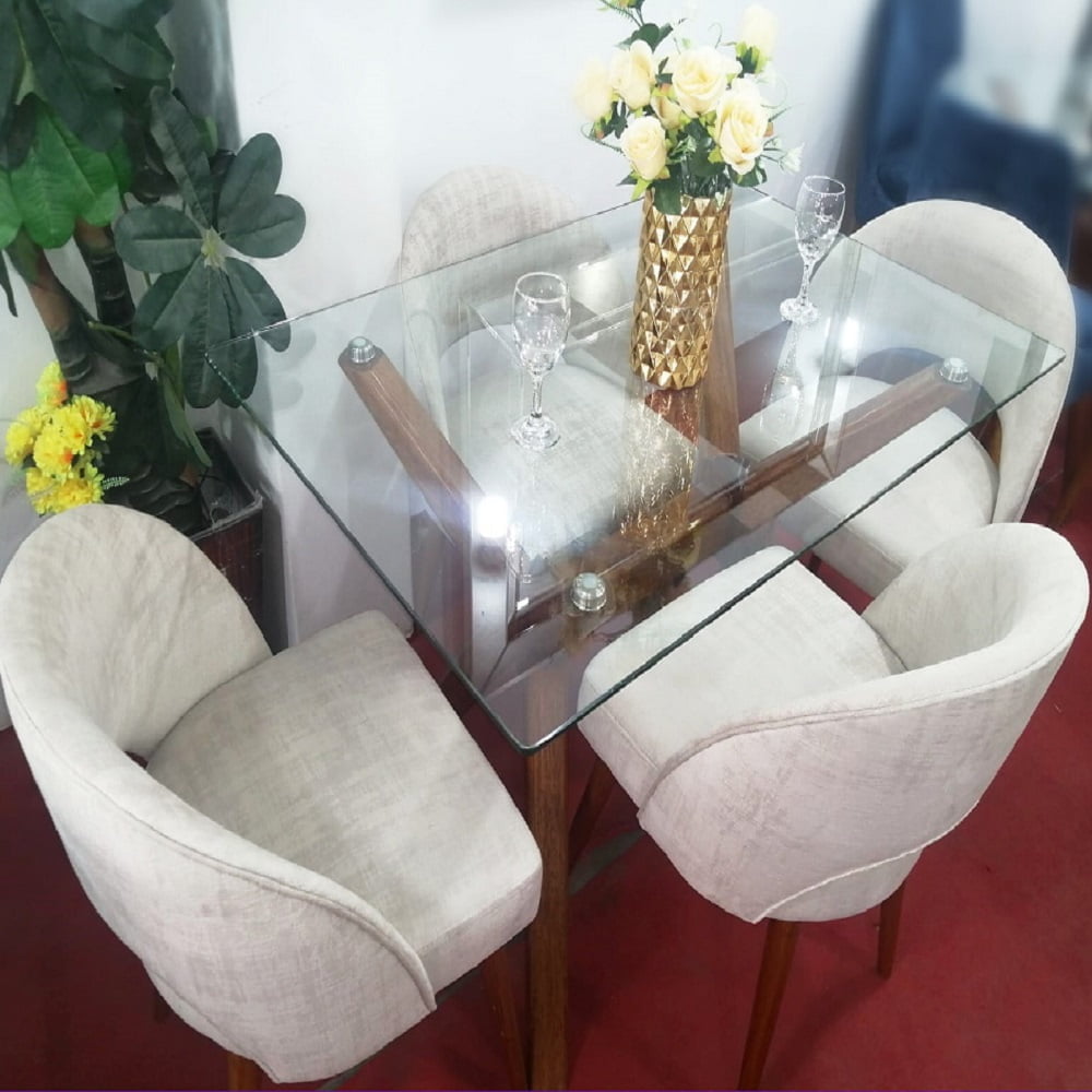 Juego De Comedor 4 Sillas Vintage – Gris