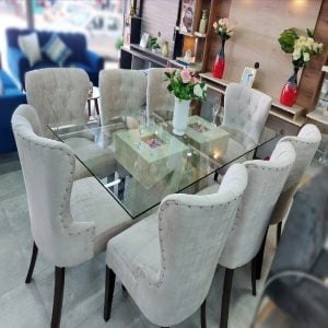 Juego De Comedor Mármol 6 Sillas – Gris