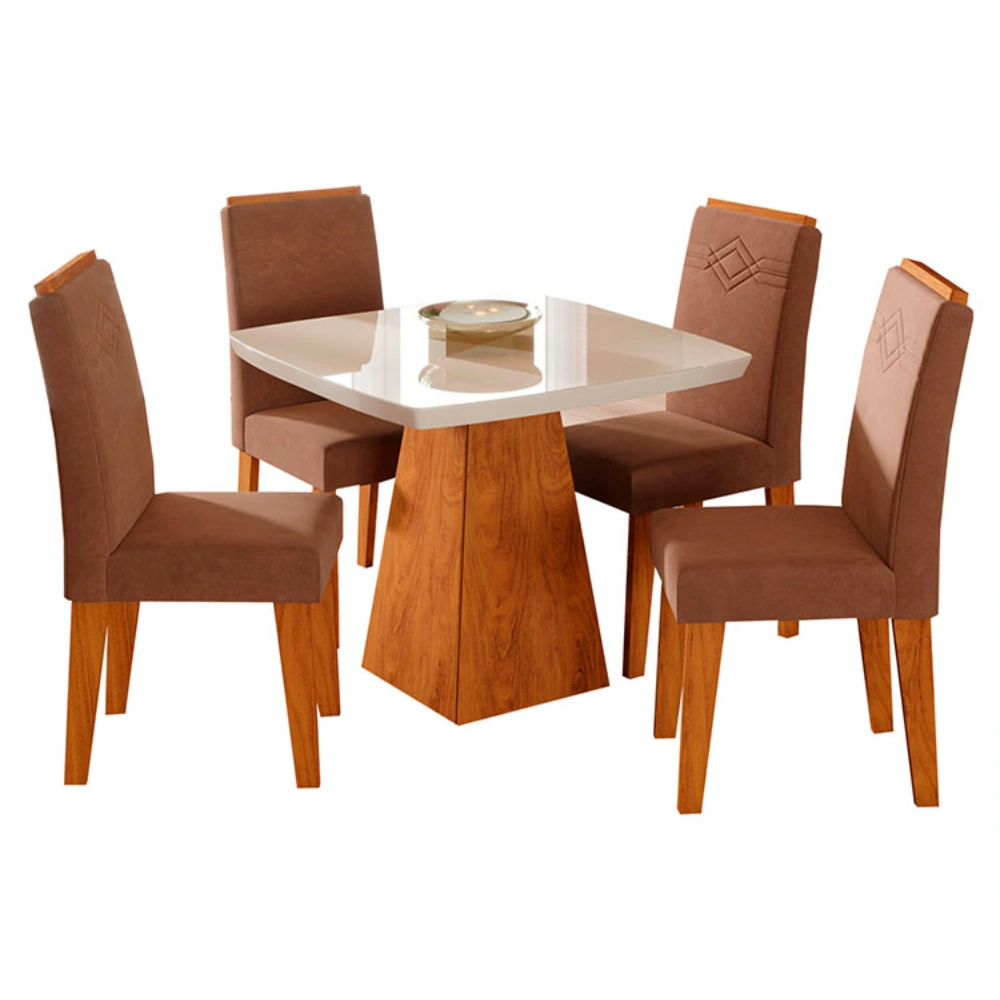 Juego de Comedor con 4 Sillas Patrick
