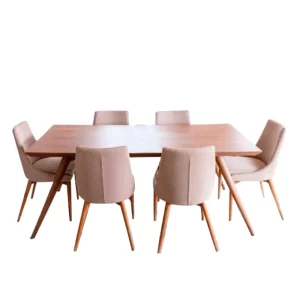 Juego de Comedor con 6 Sillas Barreno
