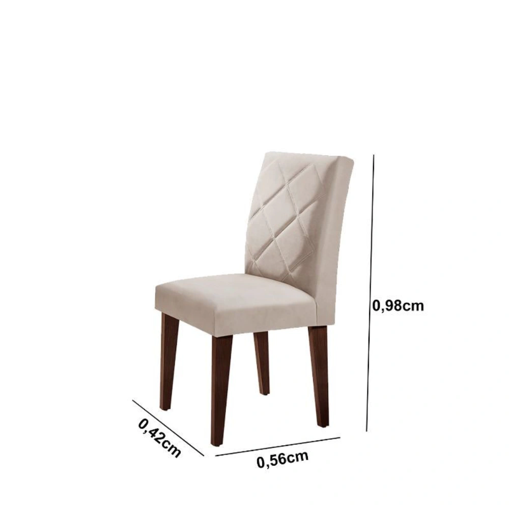 Juego de Comedor con 4 Sillas Calixto - Imagen 2