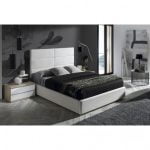 Cama 2 Plazas Tapizada Boston