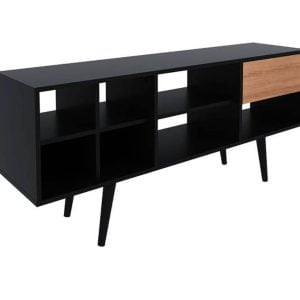 Centro de Tv Palmas 65" Negro/Almendra