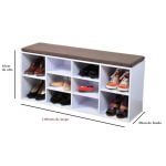 Zapatera Capri Blanco 10 pares